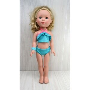 Cititoy My Life doll blond hair blue open close eyes blue  bikini swim suit 2016